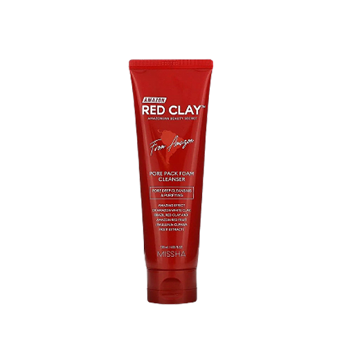 MISSHA Amazon Red Clay™ Pore Pack Foam Cleanser 120ml